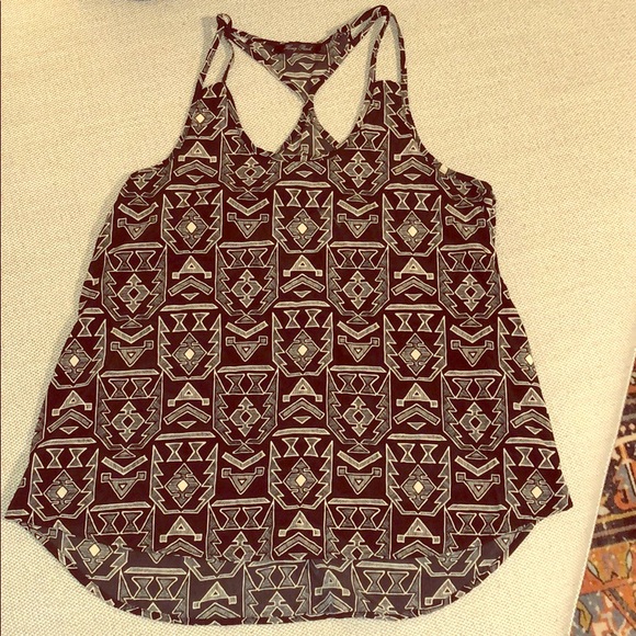 Aztec Print Razor back tank - Picture 1 of 2